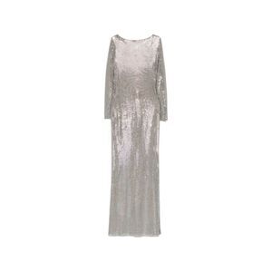 Self-Portrait Women Rhinestone Long Sleeve Maxi Dress